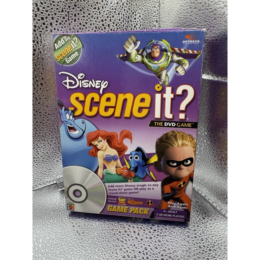 Disney Scene It Movie Trivia Game (DVD, 2006) The Incredibles, Toy Story, etc